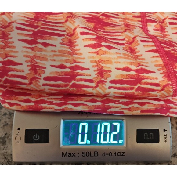 Vineyard Vines Performance Leggings Womens XL Pink/Orange Print Back Zip Pocket - Picture 9 of 9